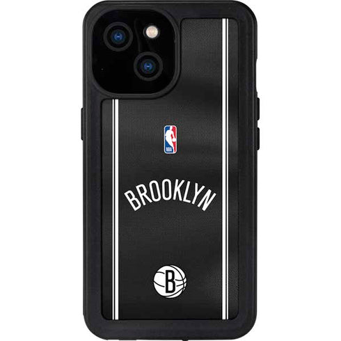 NBA Brooklyn Nets Jersey iPhone 15 Waterproof Case